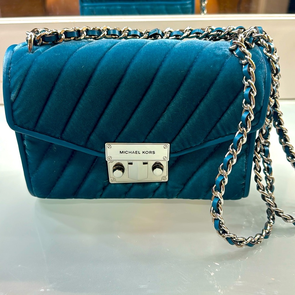 Michael Kors teal purse